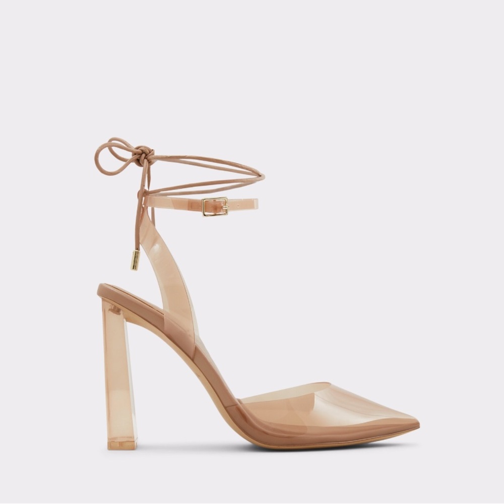ALDO Tilah heels in beige 7.5
